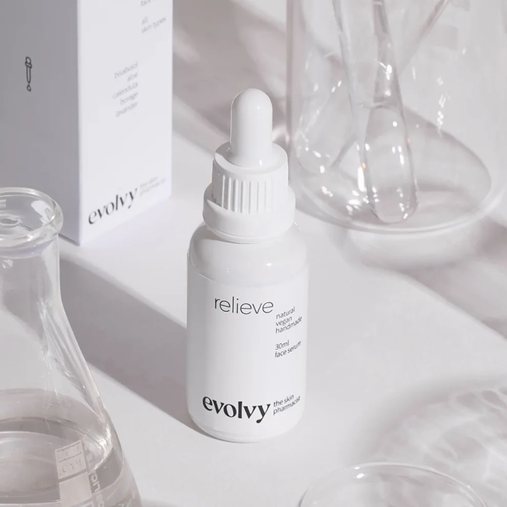 Evolvy - Relieve Doğal Cilt Sakinleştirici Serumu