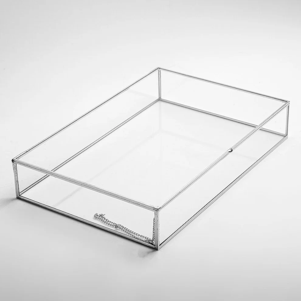 El Crea Designs - Glass Lid Box