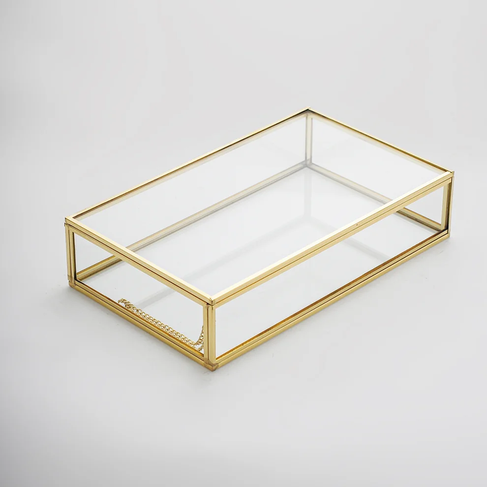 El Crea Designs - Glass Lid Box - V