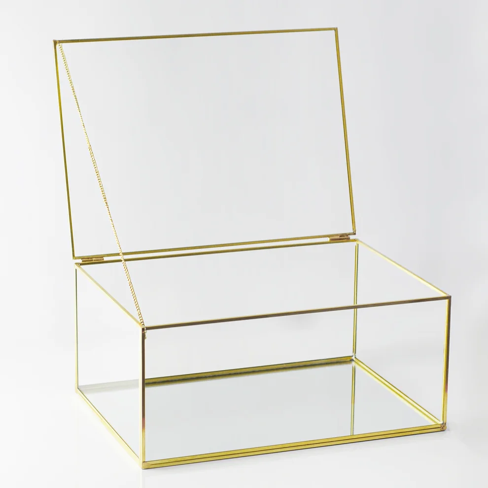 El Crea Designs - Glass Lid Box - Vllll