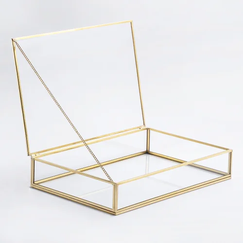 El Crea Designs - Box With Glass Lid