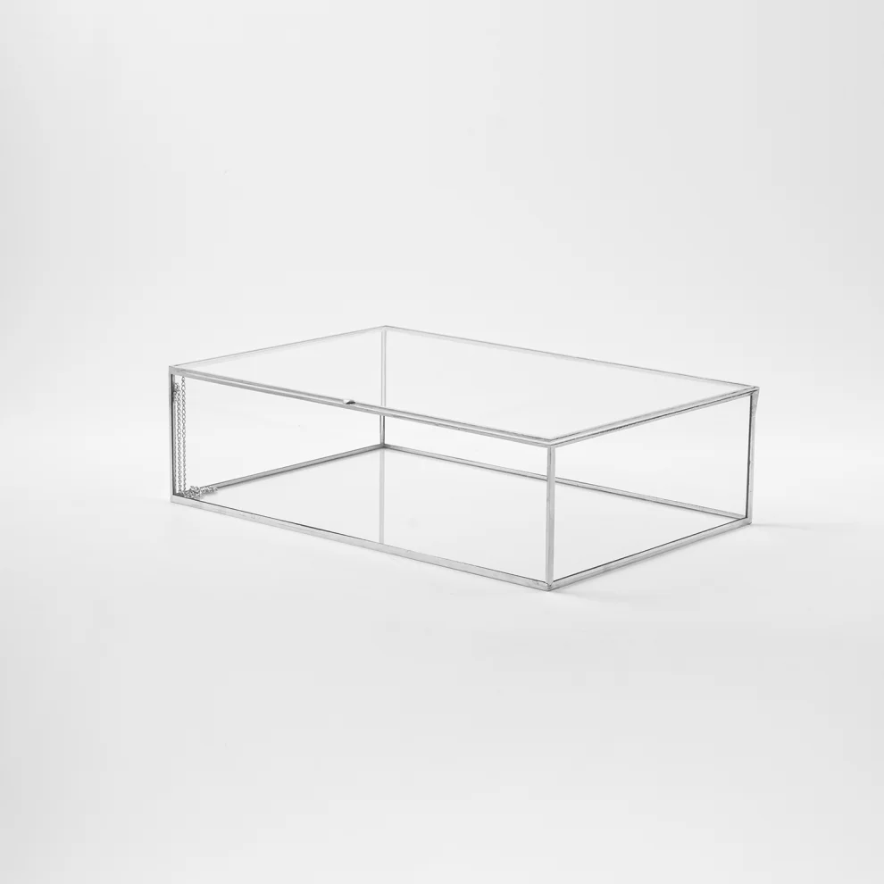 El Crea Designs - Box With Glass Lid - Ill