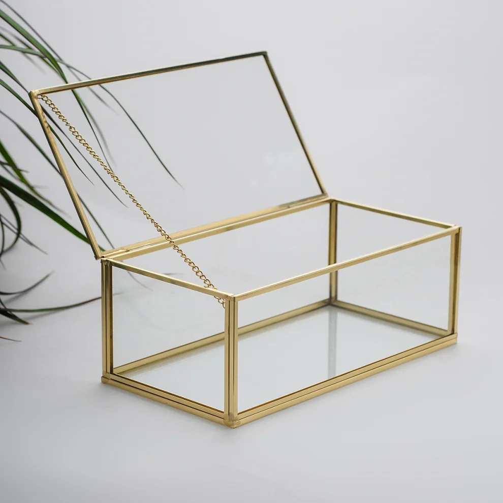 El Crea Designs - Glass Lid Box - Iv