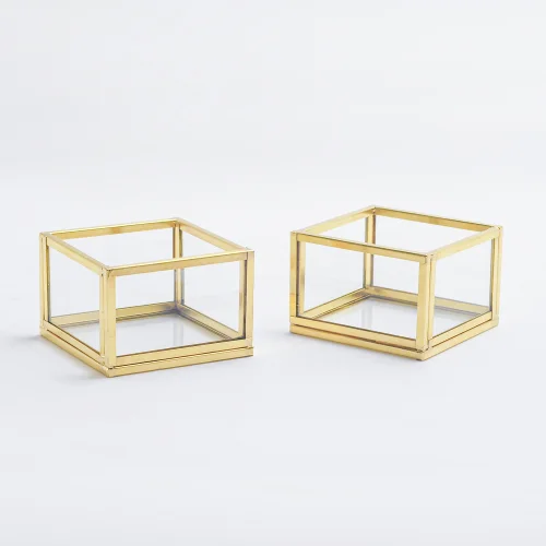El Crea Designs - Jewelry Boxes, Candle Holders Set Of 2