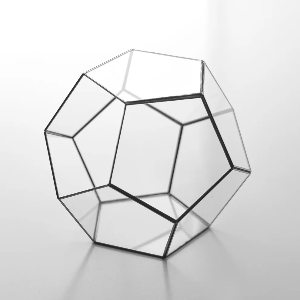 El Crea Designs - Quint Geometric Terrarium Glass Dome