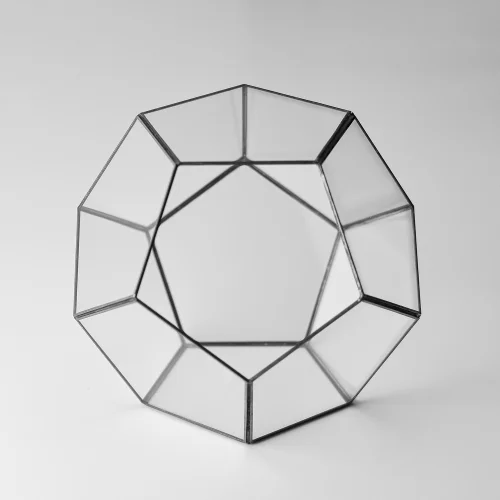 El Crea Designs - Quint Geometric Terrarium Glass Dome