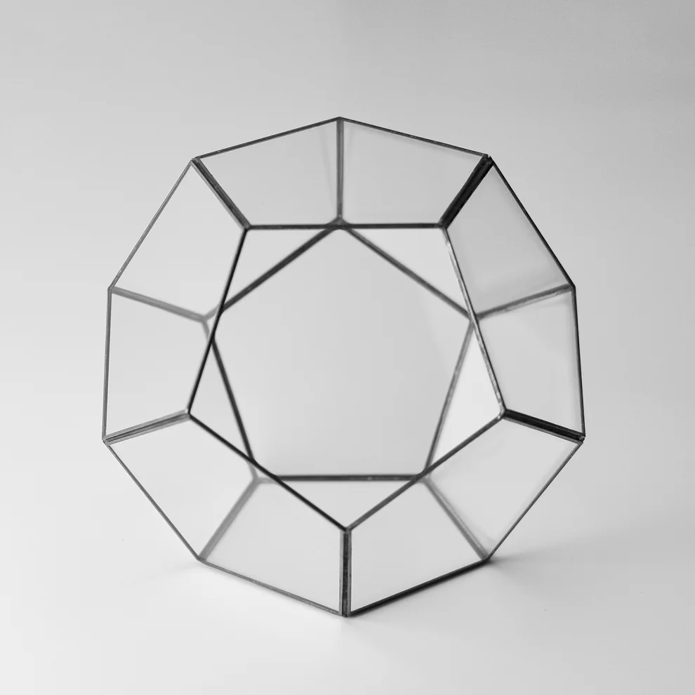 El Crea Designs - Quint Geometric Terrarium Glass Dome