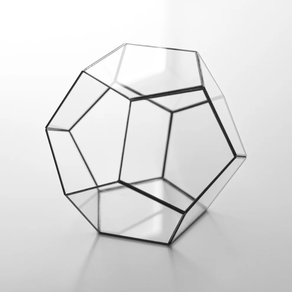 El Crea Designs - Quint Geometric Terrarium Glass Dome