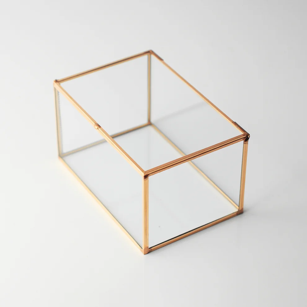 El Crea Designs - Box With Glass Lid - Il