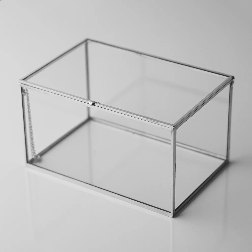 El Crea Designs - Box With Glass Lid - Il