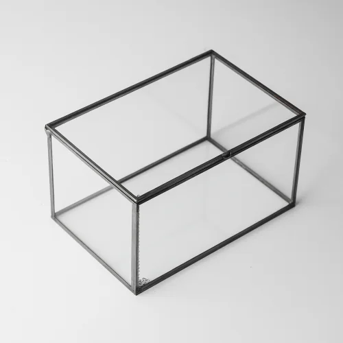 El Crea Designs - Box With Glass Lid - Il