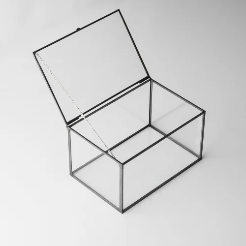 El Crea Designs - Box With Glass Lid - Il