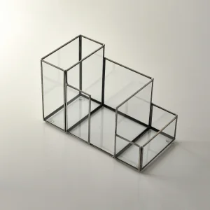 Pen Holder Glass | Organizer |  Black