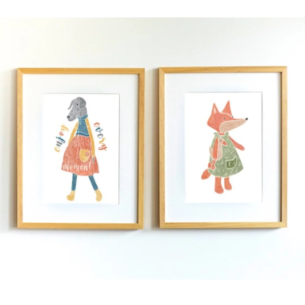 Little Forest Animals - Fox With Dress Chart