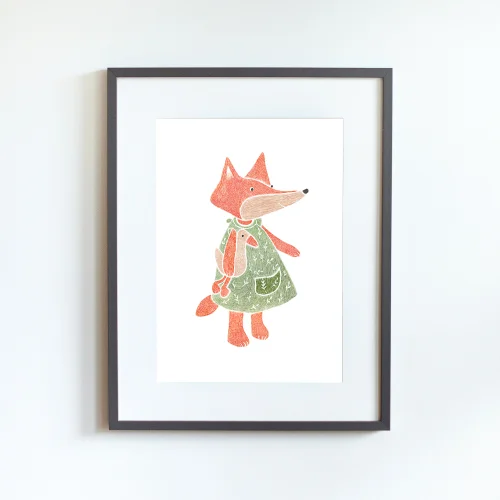 Little Forest Animals - Fox With Dress Chart