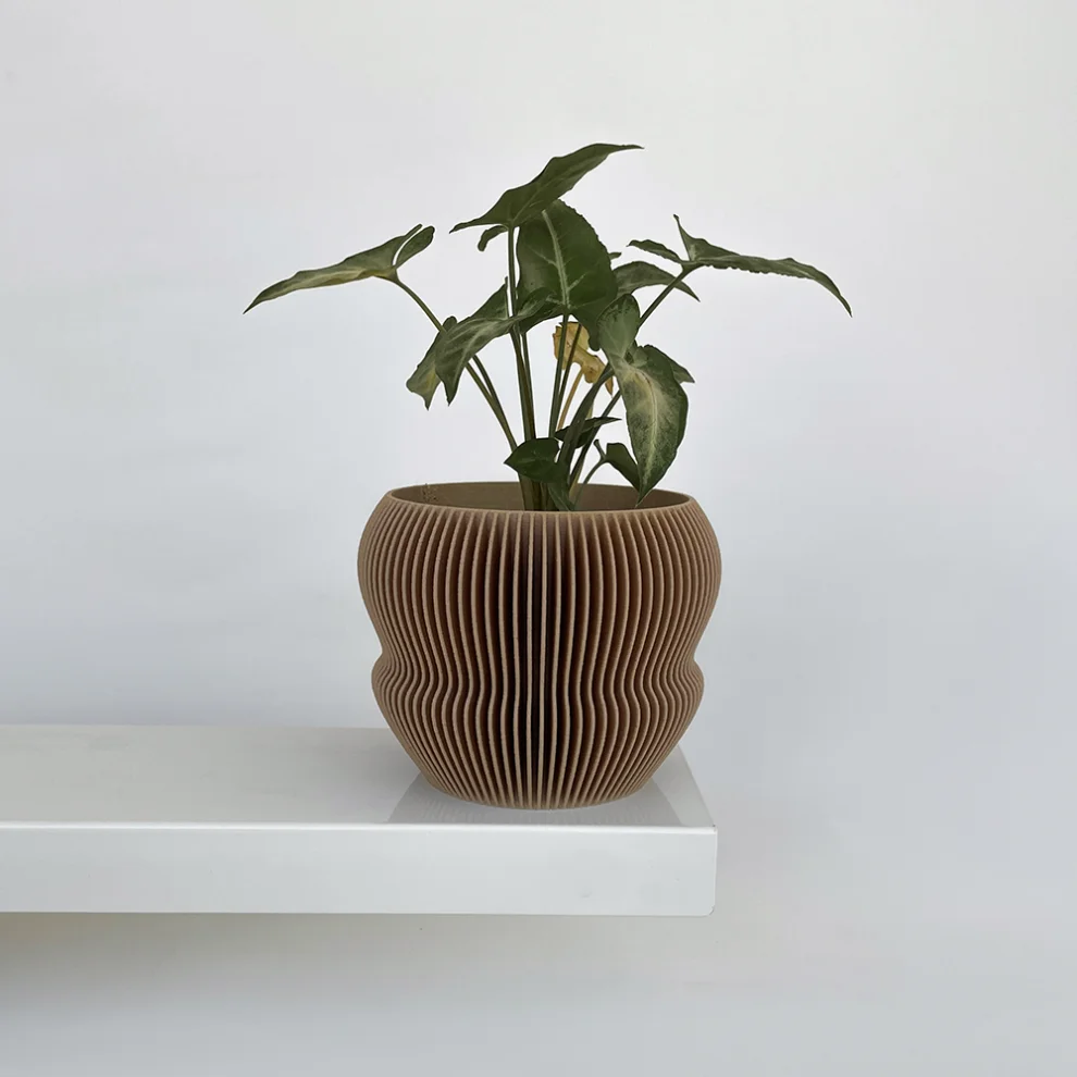 Cella Store - Ginkgo Bioplastic Flowerpot