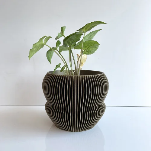 Cella Store - Ginkgo Bioplastic Flowerpot