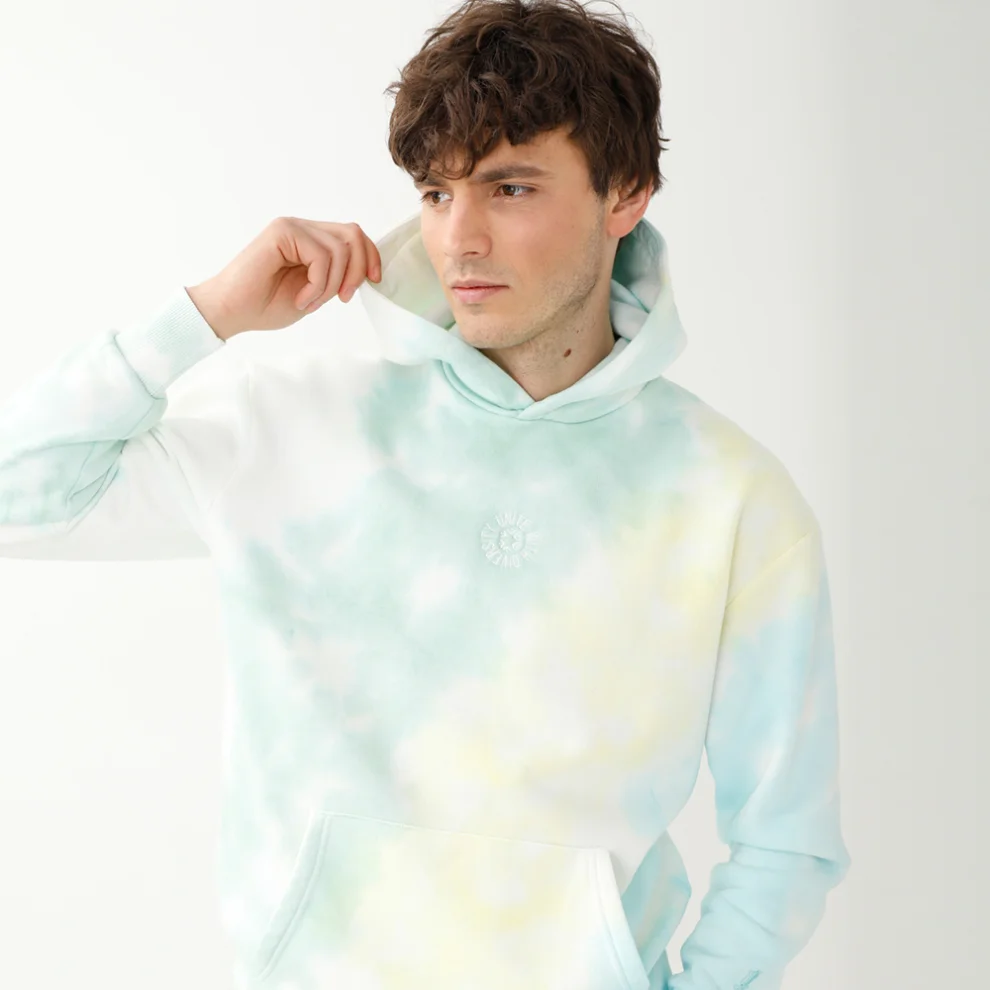 Thinktongue - Dawn Unisex Batik Oversize Nakışlı Sweatshirt