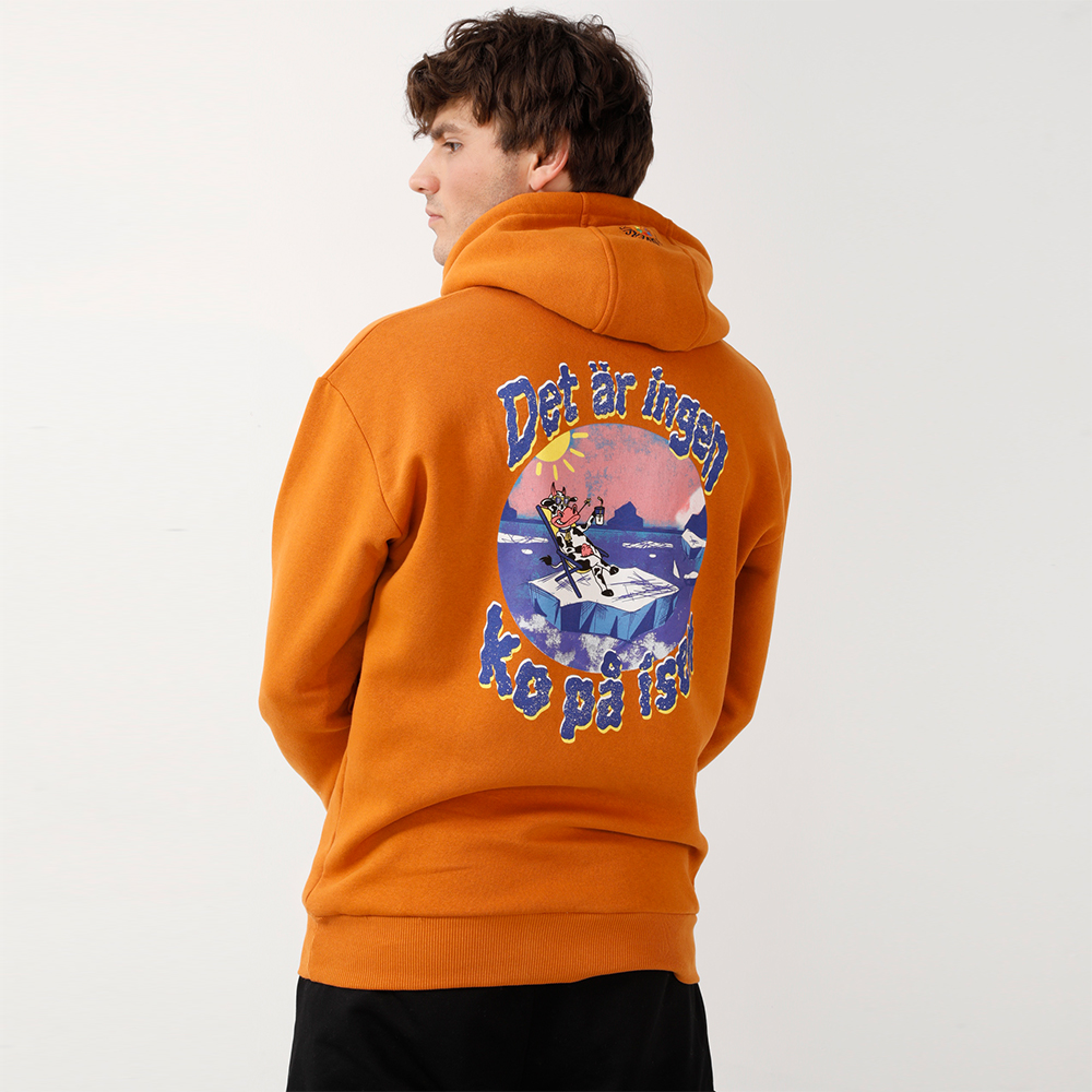 Idıssla Unisex Oversized Embroidery Screenprint Hoodie