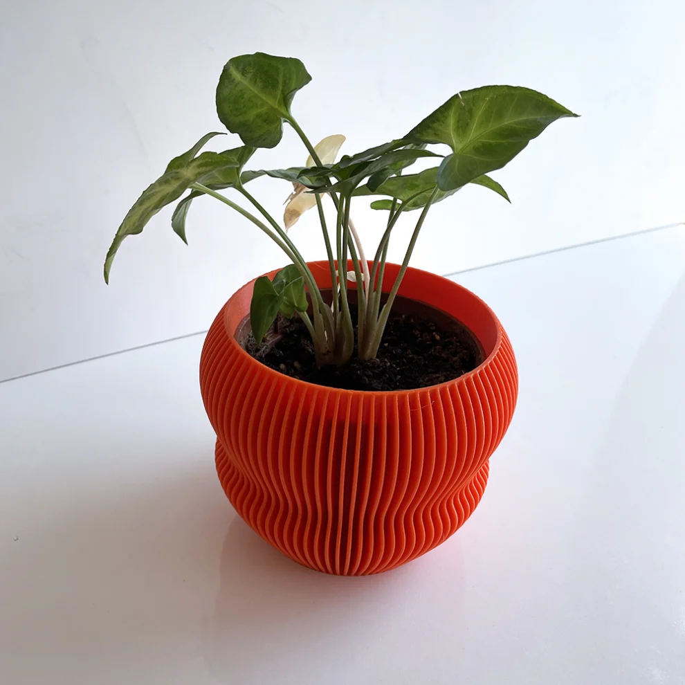 Cella Store - Ginkgo Bioplastic Flowerpot