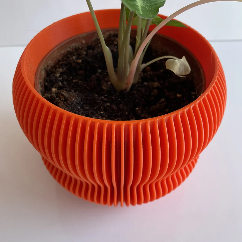 Cella Store - Ginkgo Bioplastic Flowerpot