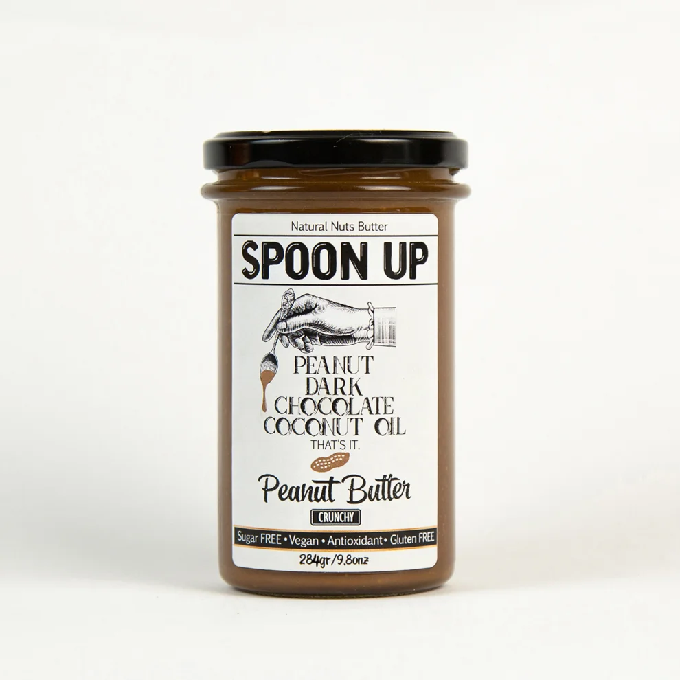 Spoonup - %100 Sugar Free Dark Chocolate Peanut Butter 284g