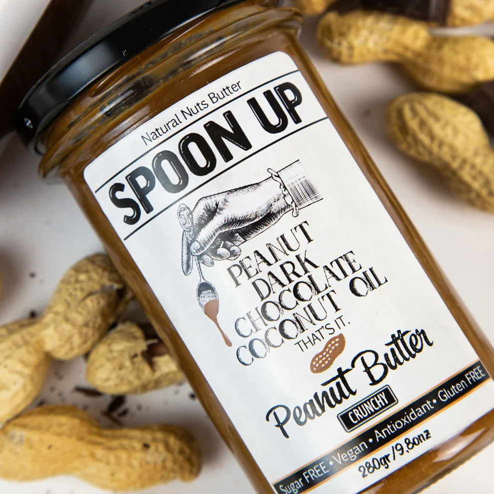 Spoonup - %100 Şekersi̇z Bi̇tter Çi̇kolatalı Fıstık Ezmesi̇ 284g