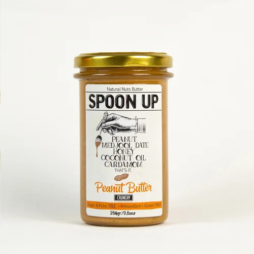 Spoonup - Hurma Parçacıklı & Kakuleli Fıstık Ezmesi̇ 284g