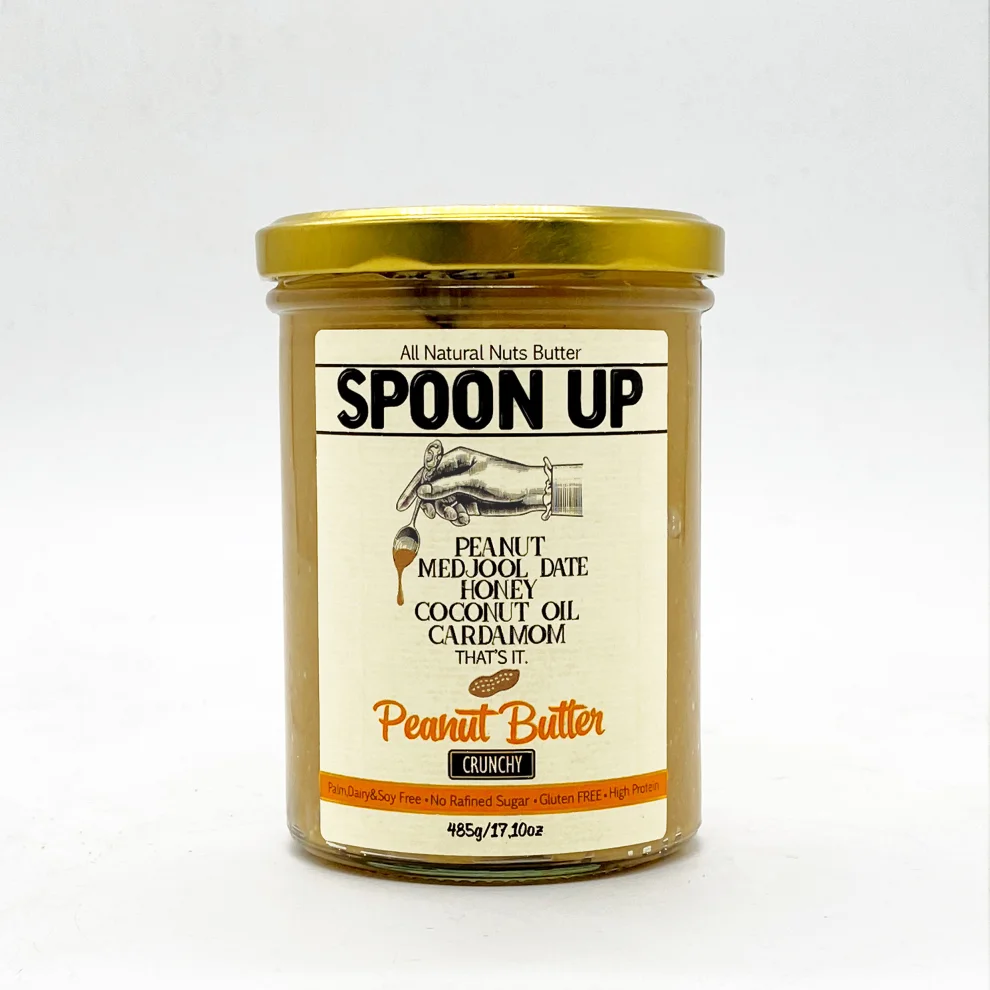 Spoonup - Medjool Date Pieces & Cardamom Peanut Butter 485g