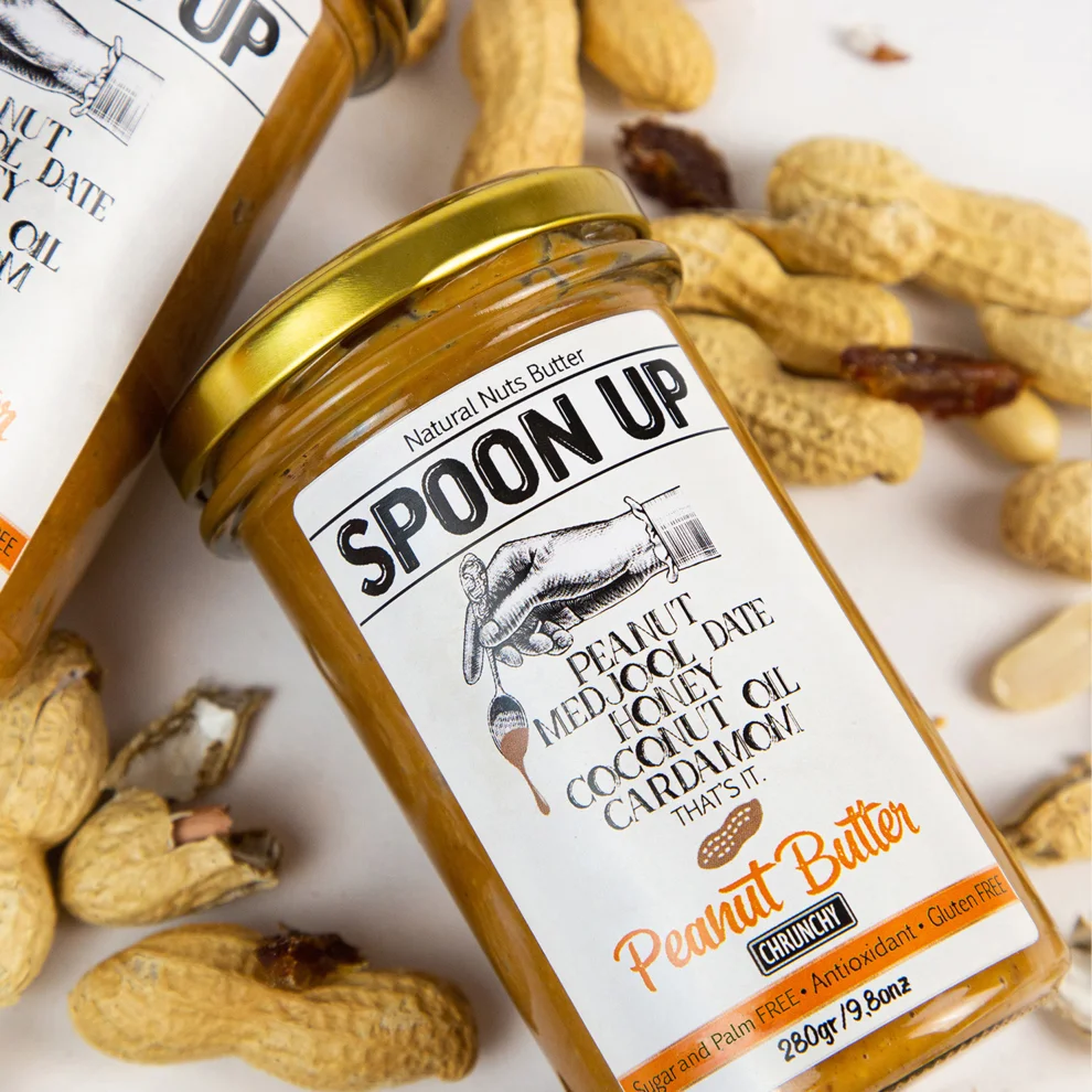 Spoonup - Medjool Date Pieces & Cardamom Peanut Butter 284g