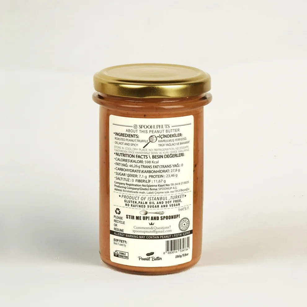 Spoonup - Truffle Oil & Secret Spicies Peanut Butter 284g