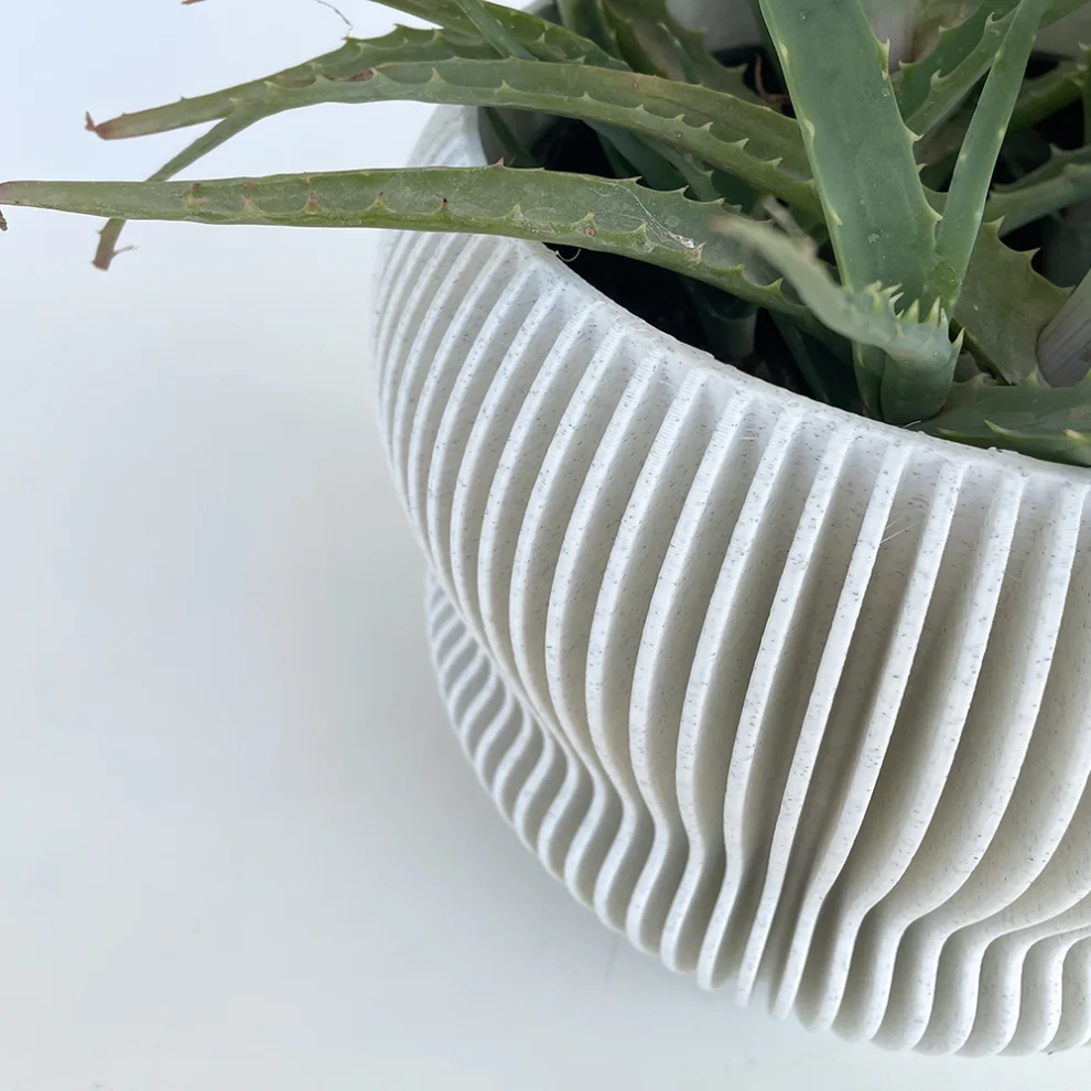 Cella Store - Ginkgo Bioplastic Flowerpot