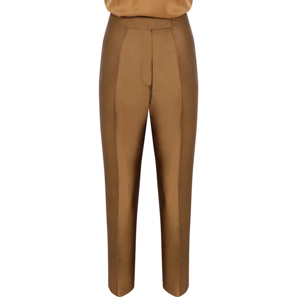 Nazan Çakır - Silk Smokin Pant With Single Pleat