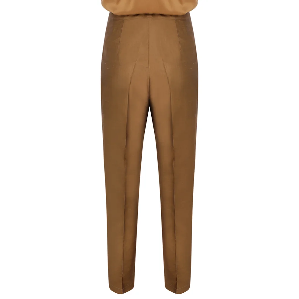 Nazan Çakır - Silk Smokin Pant With Single Pleat