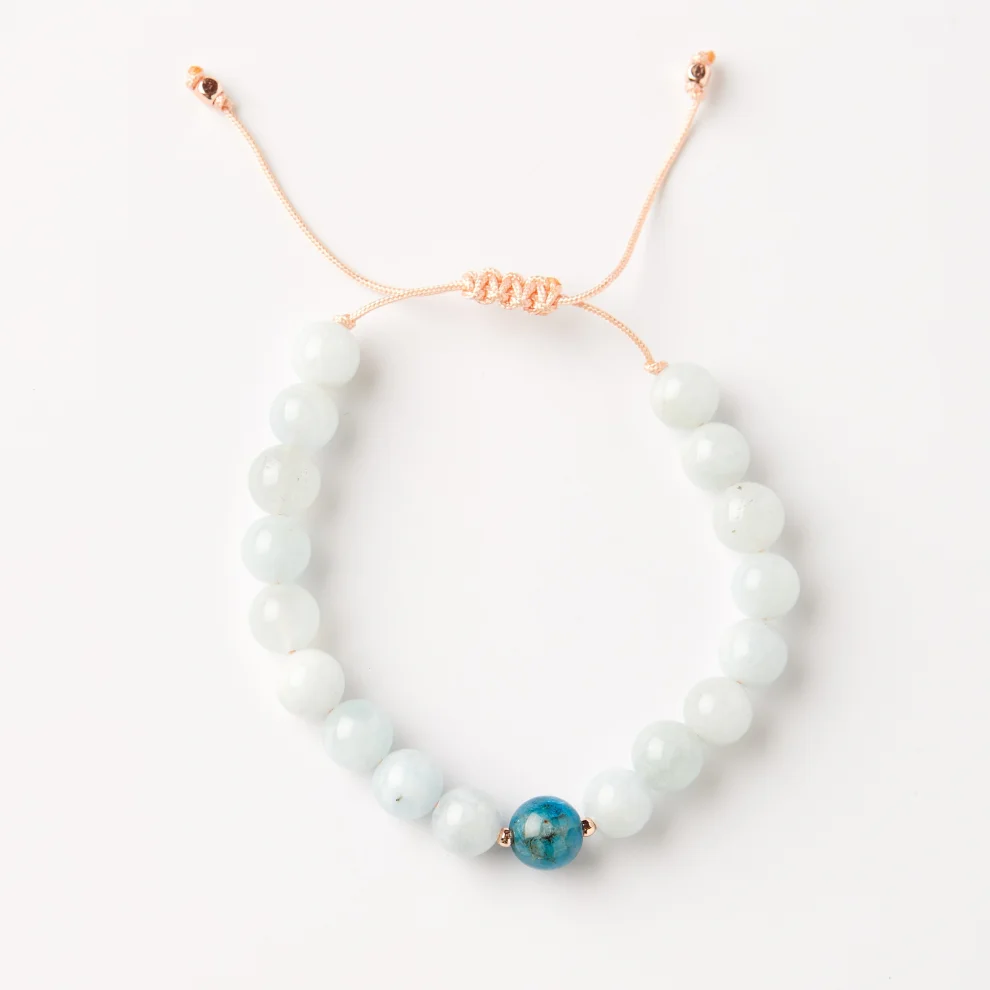 Moods And Goods - Aquamarine Power In Me Bracelet