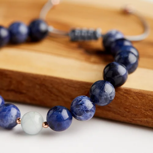 Moods And Goods - Sodalite & Aquamarine Nirvana Bracelet