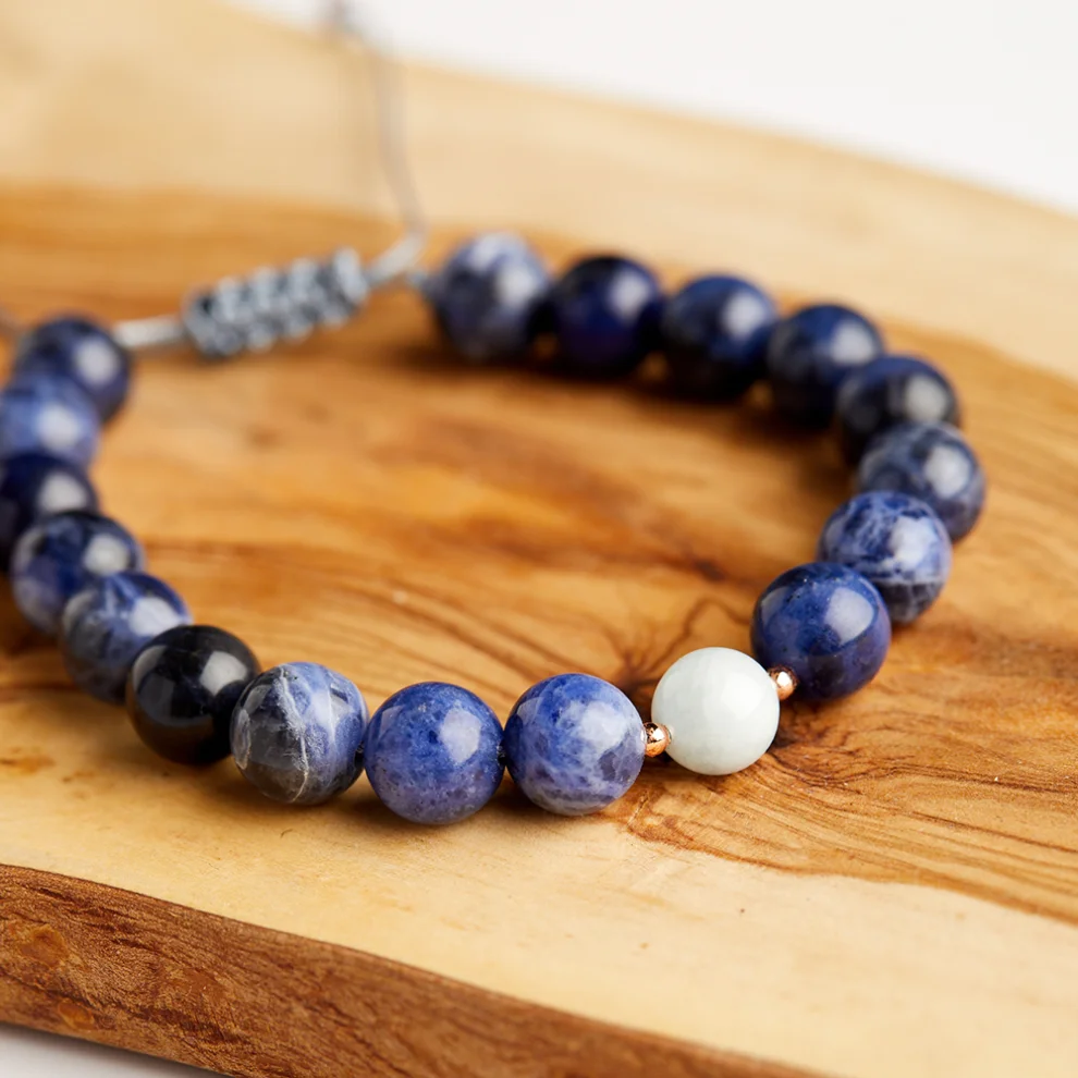 Moods And Goods - Sodalite & Aquamarine Nirvana Bracelet