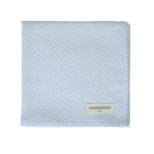 L’Harmonique - Bone Organic Muslin Blanket