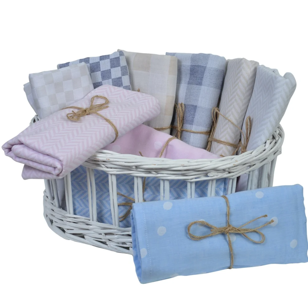 L’Harmonique - Bone Organic Muslin Blanket