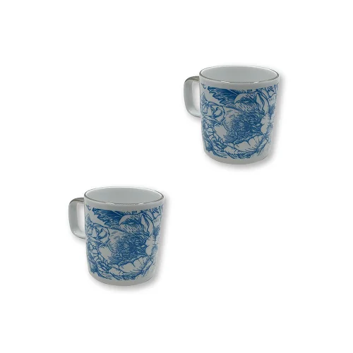 Mİ Su Deco - Floral Patterned Mug Set