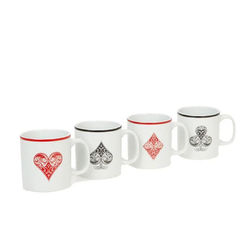 Mİ Su Deco - Playing Card Figured Trophies Set