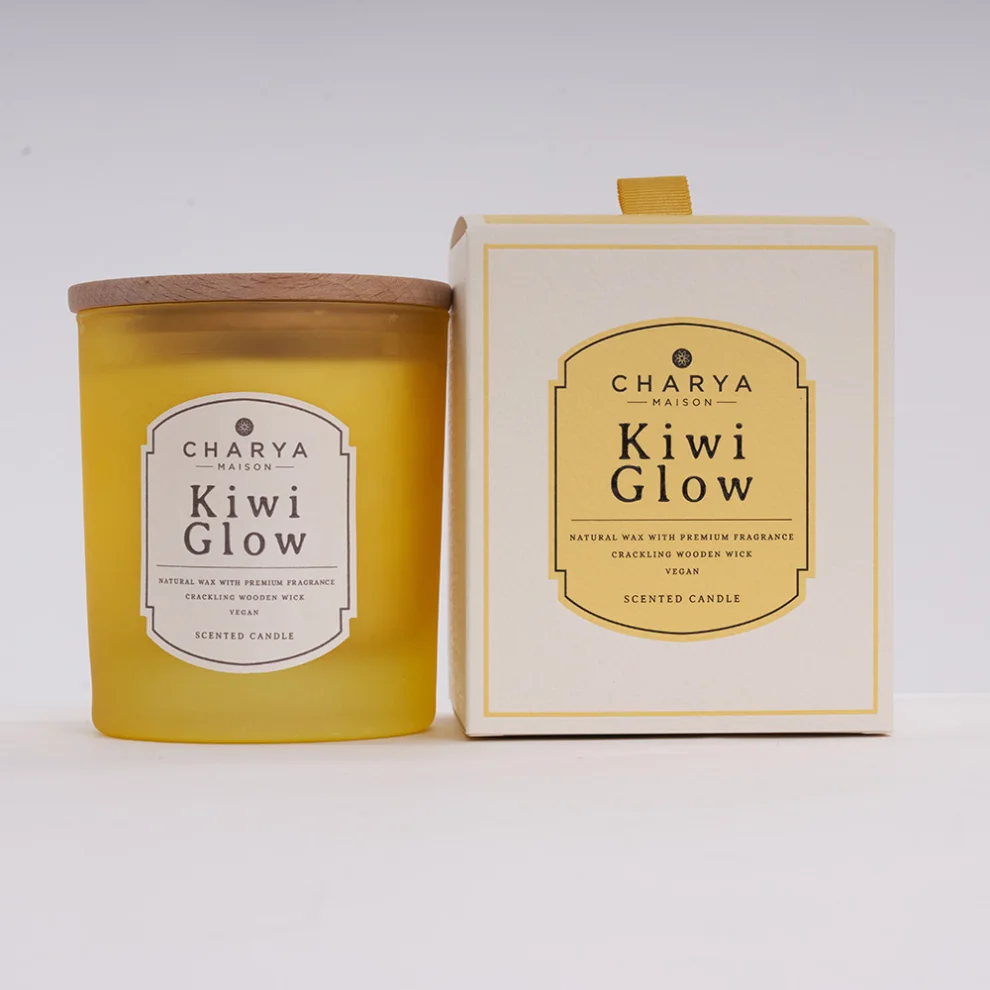 Charya Maison - Kiwi Glow 230g Natural And Vegan Candle