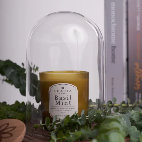 Charya Maison - Basil Mint 230g Natural And Vegan Candle