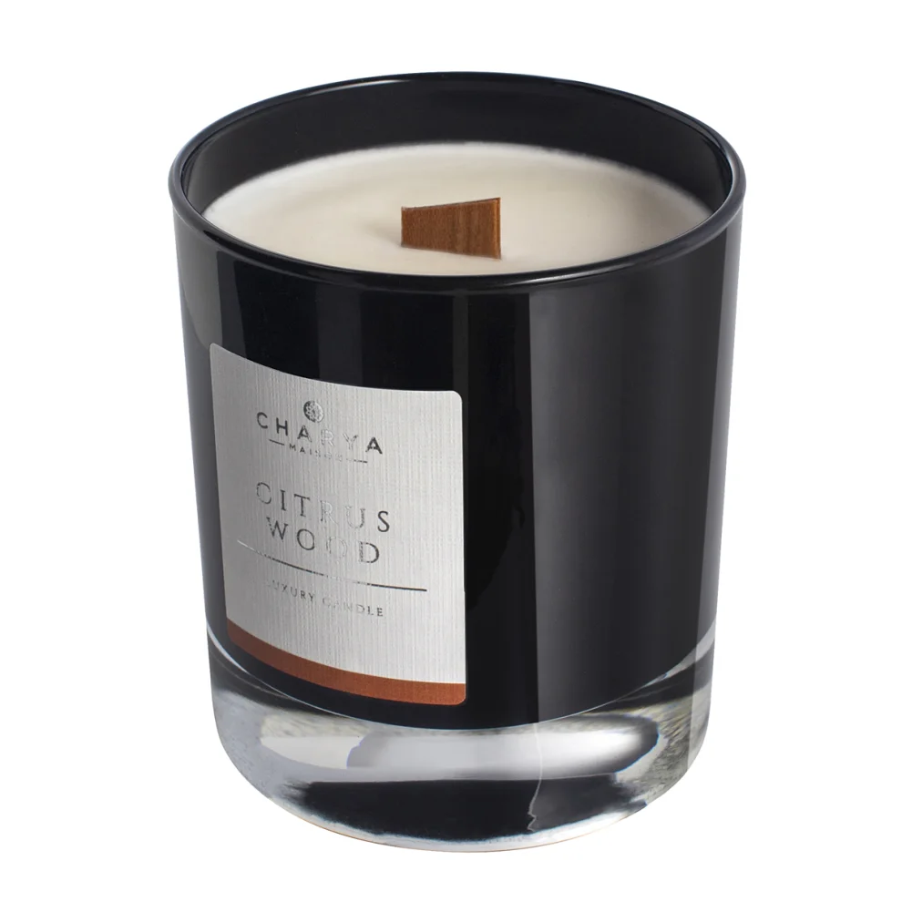 Charya Maison - Citrus Wood 240g Natural And Vegan Candle