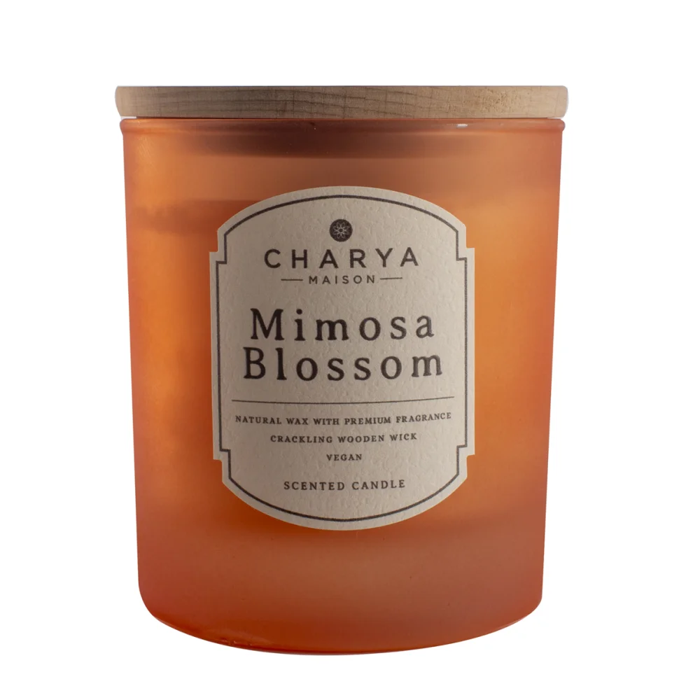 Charya Maison - Mimosa Blossom 230g Natural And Vegan Candle