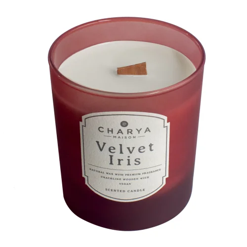 Charya Maison - Velvet İris 230g Natural And Vegan Candle