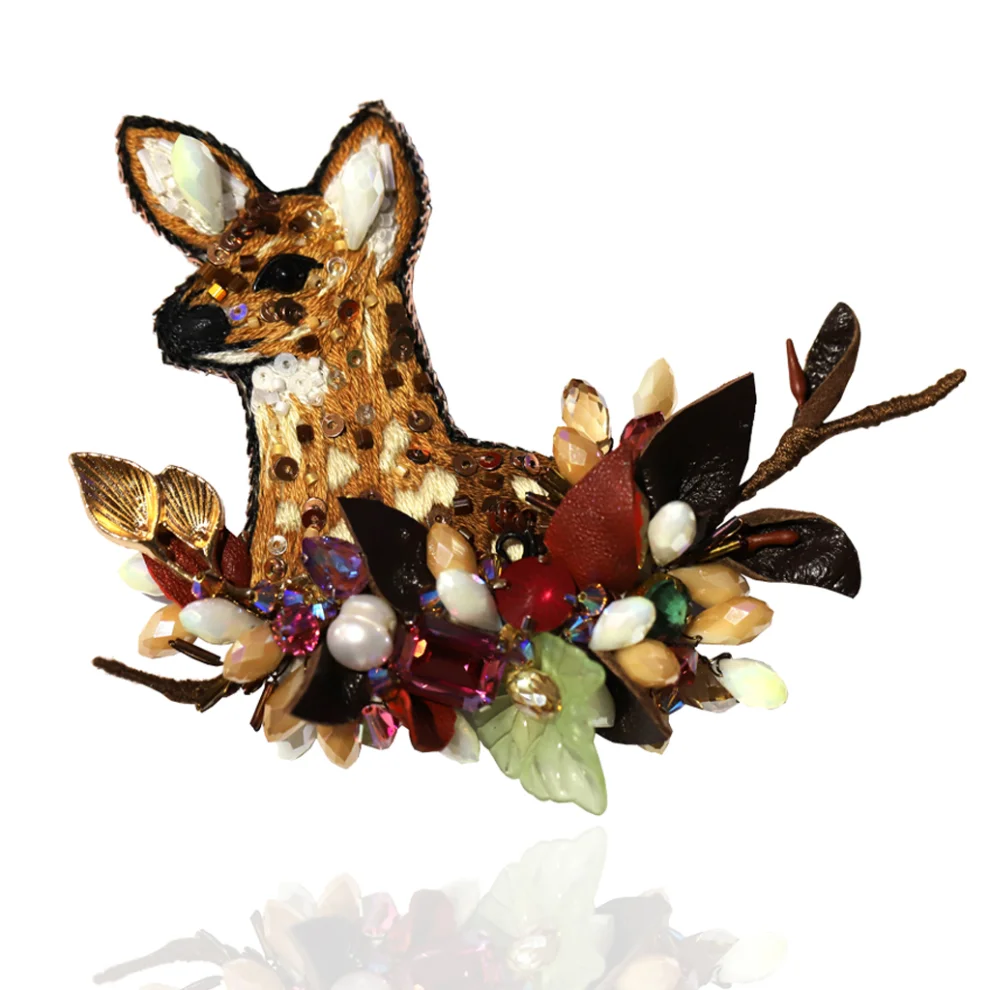 Unica Brooche - Gazelle Brooch