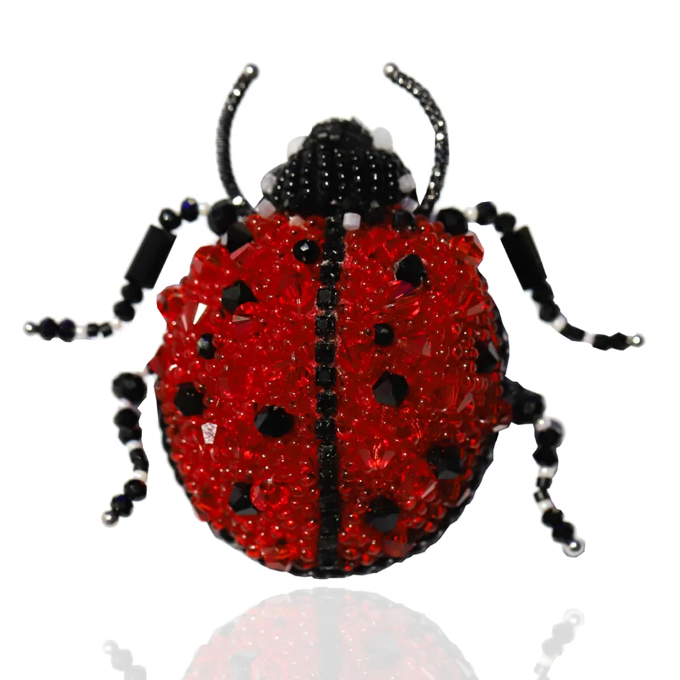 Unica Brooche - Uğur Böceği Broş