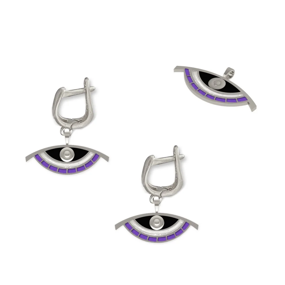 Iris The Brand - Enameled Earing