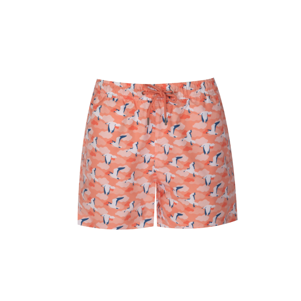 Positano Recycled Swim Shorts- Gull